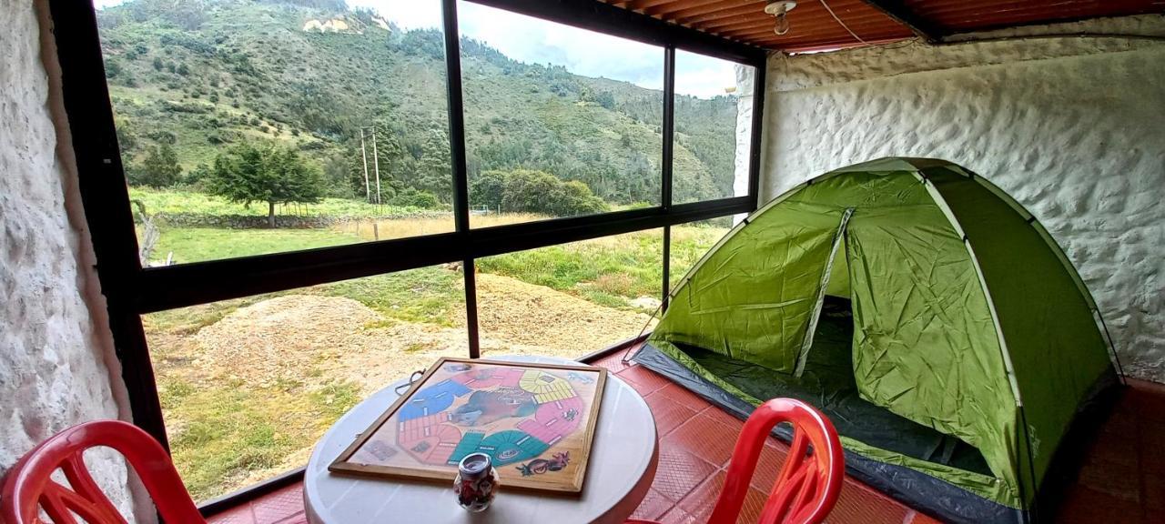Hospedaje Y Camping Del Rio Mongui Ngoại thất bức ảnh